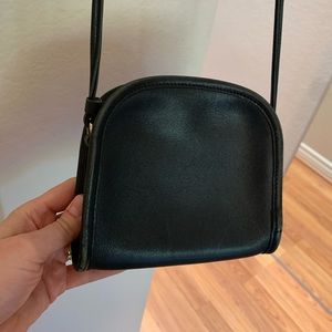 Vintage 90s Coach purse, black leather, small